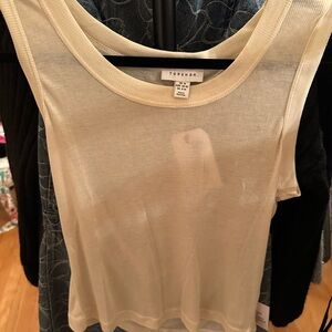 Topshop Ivory Tank Top